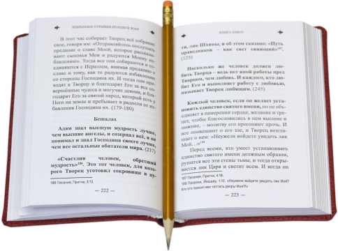 Да будет свет. Избранные отрывки из книги Зоар (мини-формат, подарочное издание в кожаном переплёте) фото 8